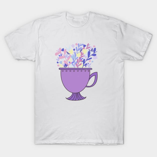 Mug Vase T-Shirt by Rania Younis